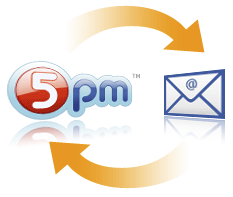 5pm-to-email two-way integration